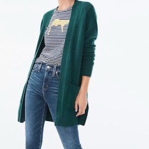 J. Crew Factory Open Front Cardigan in Extra Soft Yarn